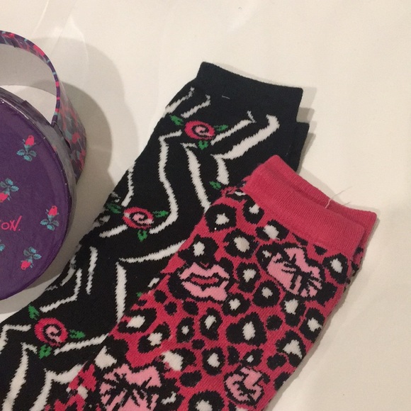 BETSEY JOHNSON Women’s Socks X 2 Pairs - Picture 5 of 5